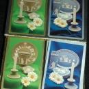 Congress playing cards cel-u- tone finish Ogden Brothers Jasperware