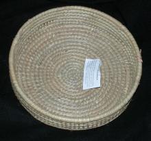 Vintage Handwoven Basket,Made in Bangladesh