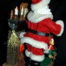 Kirkland Signature Fabric Mache Santa Claus Center Piece