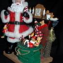 Kirkland Signature Fabric Mache Santa Claus Center Piece