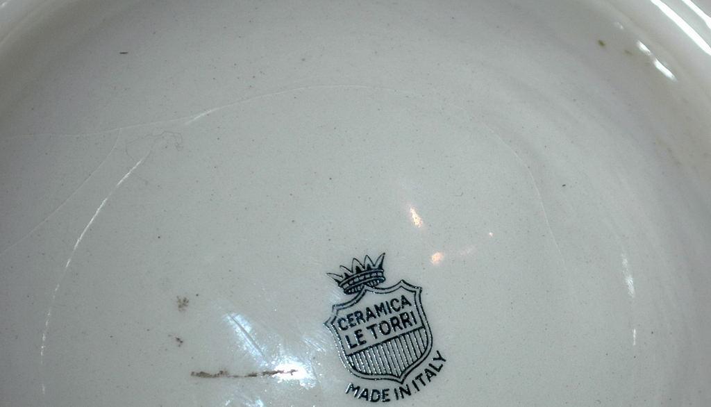 Ceramica Le Torri, Made in Italy Large Ashtray