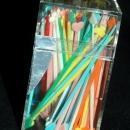 4-Aces Party Picks Card Suit, plastic, vintage unopened box