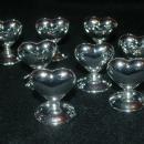 Silver Heart Place Card Holders x 11
