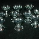 Silver Heart Place Card Holders x 11