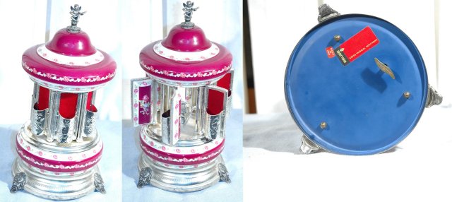 Reuge Porcelain Musical Carousel Dispenser