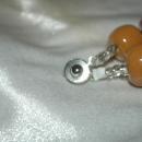 Hand made Enameled Porcelain Beaded Necklace Stamped Teng Yue