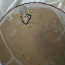 Vintage Mexican Tonala Folk Art Pottery Plate Burnished
