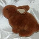 Vintage Dakin Brown Bunny Rabbit Plush Animal 1984