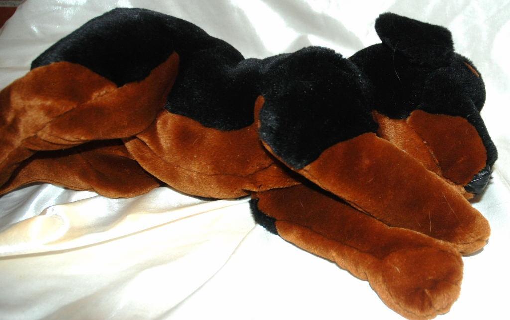 ROTTWEILER Plush Puppy Dog Brown Black Kids Preferred 2000