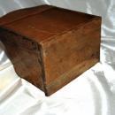 Hand Painted Wooden Wall Mount Salt Box Vintage Signed