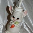 Andre Richard Design Soap Lotion Pump Dispenser Bunny Rabbit with Carrot