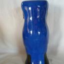 Blue Parrot Ceramic Cocktail Glass or Vase