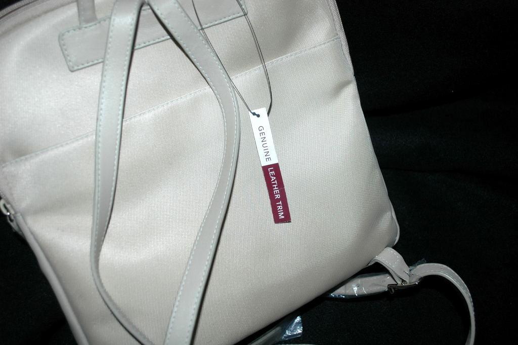NEW Never used Etienne Aigner backpack purse shoulder back , cream , ecru