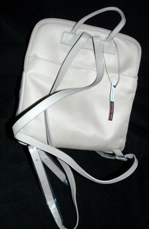 NEW Never used Etienne Aigner backpack purse shoulder back , cream , ecru