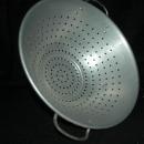Vintage Aluminum Wear-Ever Colander Strainer Footed with Handles