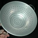 Vintage Aluminum Wear-Ever Colander Strainer Footed with Handles