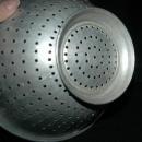 Vintage Aluminum Wear-Ever Colander Strainer Footed with Handles