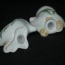 Resting Frogs Porcelain Salt & Pepper Shakers