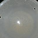 Old Frosted Custard Glass Ceiling Light Shade Fixture