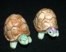 Mary Ann Baker Otagiri Turtle Girl & Boy Salt & Pepper Shakers Made in Japan