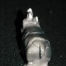 Rhino. JAPAN Ceramic Pottery Miniature Rhinoceros