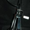 Vintage Hand Egg Beater Mixer with White Handles