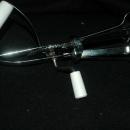 Vintage Hand Egg Beater Mixer with White Handles