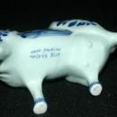 Hand Painted Delfts Blue Cow Creamer Porcelain