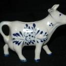 Hand Painted Delfts Blue Cow Creamer