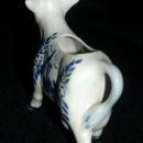 Hand Painted Delfts Blue Cow Creamer