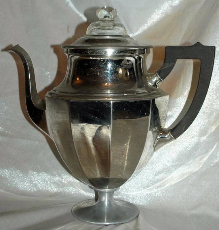 Antique Coffee STove Top Pedestal Percolator Landers, Frary & Clark Percolator Universal #789