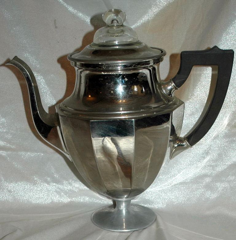Antique Coffee STove Top Pedestal Percolator Landers, Frary & Clark Percolator Universal #789