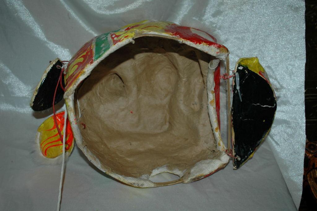 Chinese Dragon Head Mask of Papier Mache