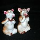 Cow Salt Pepper Shakers Vintage Japan