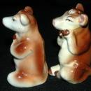 Cow Salt Pepper Shakers Vintage Japan
