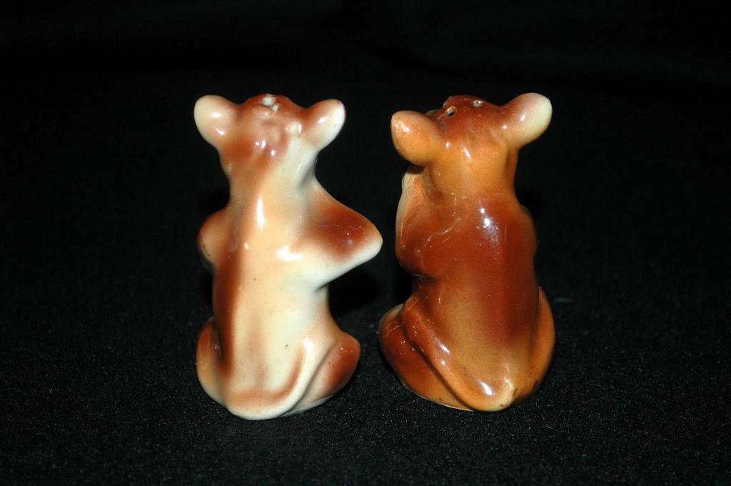Cow Salt Pepper Shakers Vintage Japan
