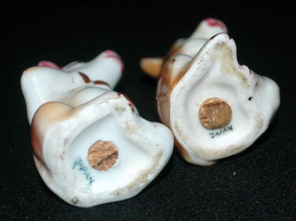 Cow Salt Pepper Shakers Vintage Japan