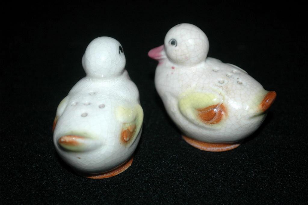Duck Salt and Pepper Shakers Vintage Japan