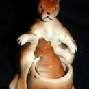 kangaroo salt pepper shaker with baby Joey