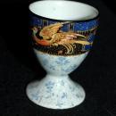 Egg Cup Grimwades Stroke on Trent English Porcelain Mystical Bird Design