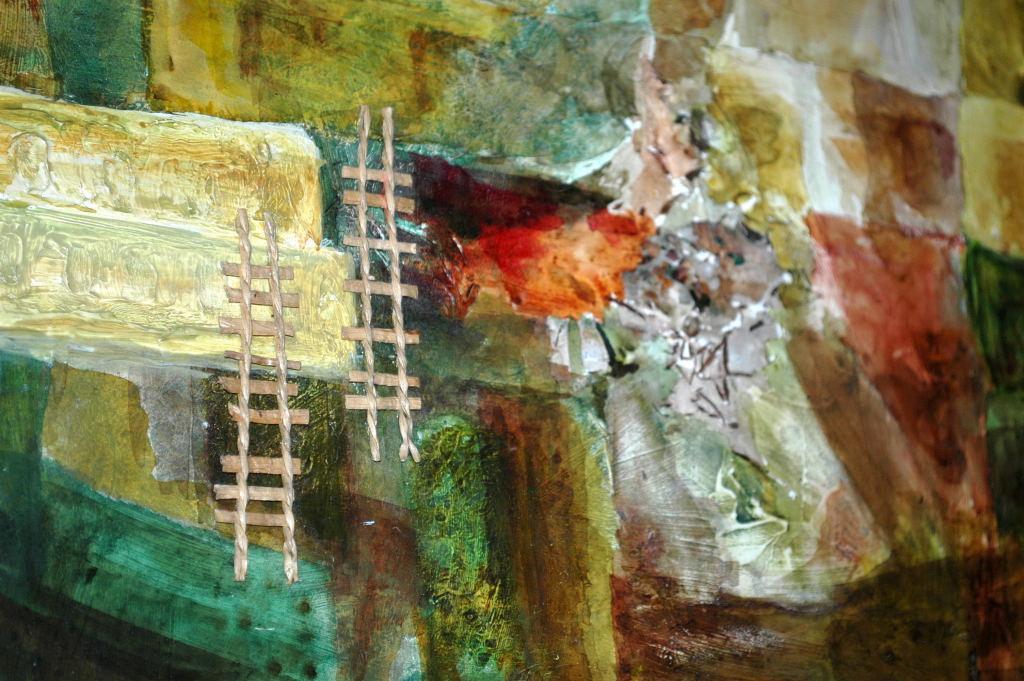 Abstract Painting Mix Media