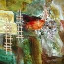 Abstract Painting Mix Media