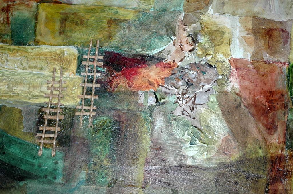 Abstract Painting Mix Media