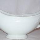 Vintage Large U.S.Q.M.C. White Porcelain Footed Gravy Boat