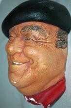 Peirre BOSSONS Chalk ware Character Head from ENGLAND