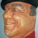 Peirre BOSSONS Chalk ware Character Head from ENGLAND