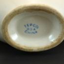 TEPCO CHINA GRAVY BOAT ARMY Vintage Art Deco Navy