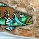 Hagen Renaker Pottery Mid Century Fish Wall Plaque