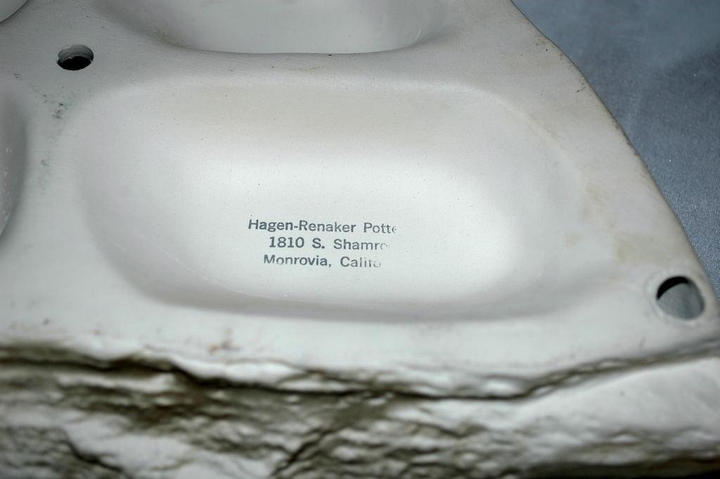 Hagen Renaker Pottery Mid Century Fish Wall Plaque