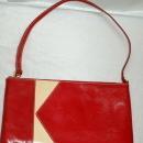 Kate Spade Red White Leather Purse - Vintage